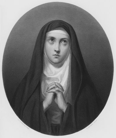 Die Nonne, aus dem Bild in der Königlichen Sammlung (Stich) von European School