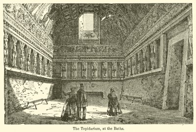 Das Tepidarium in den Bädern von European School