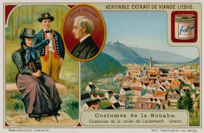 Die Kleidung des Lauterbachtals, David Strauss und Urach von European School