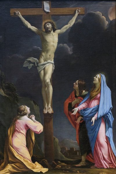 Christus am Kreuz, um 1643 von Eustache Le Sueur
