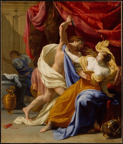 Die Vergewaltigung von Tamar, ca. 1640 von Eustache Le Sueur