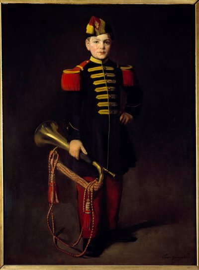 Truppenjunge (mit Trompete) von Eva Gonzalès