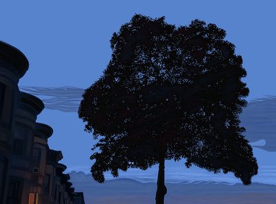 9th Street und Eiche im Morgengrauen von Evan Sklar
