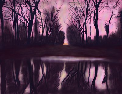 Teich im Park von Evan Sklar