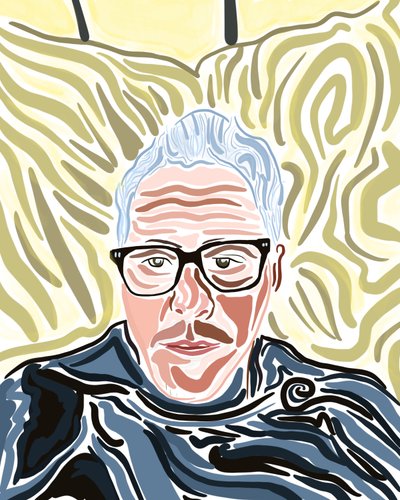 Selbstporträt in New Haven von Evan Sklar