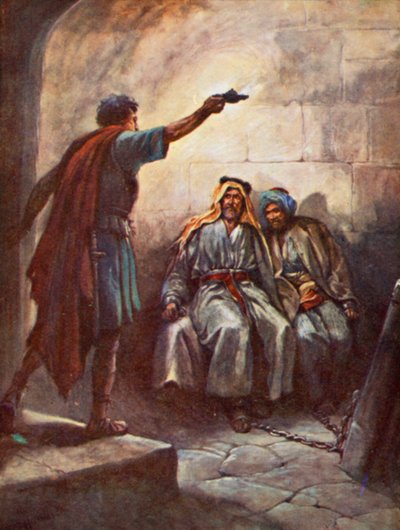 Paulus und Silas im Gefängnis von Evelyn Stuart Hardy