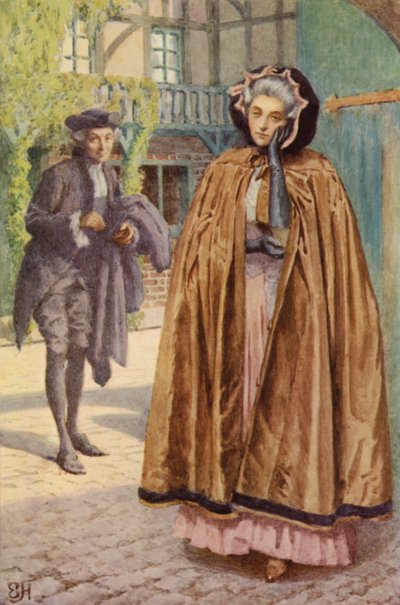 Illustration für Eine empfindsame Reise von Laurence Sterne von Everard Hopkins