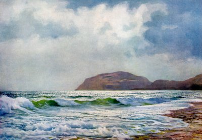 Ein stürmischer Tag in der Nähe von Llandudno, Wales, 1924-1926 von F. C. Varley