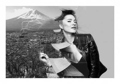 Japanische Mode Fuji von Fadil Roze