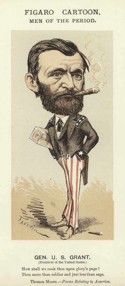 Karikatur von Ulysses S. Grant von Faustin