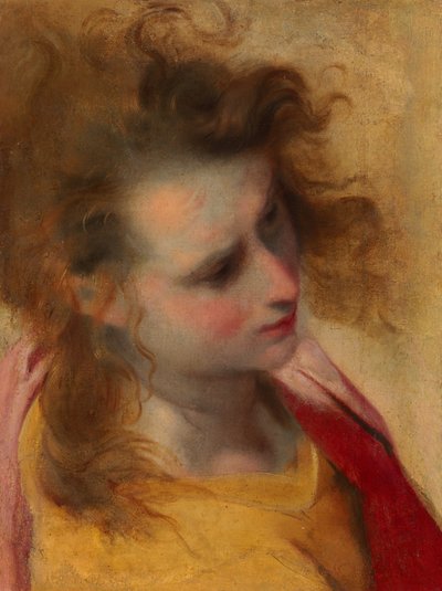 Der Kopf des Heiligen Johannes des Evangelisten von Federico Barocci