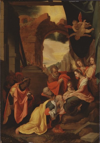 Die Anbetung der Könige von Federico Zuccaro