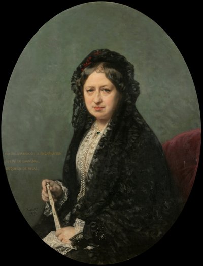 María Encarnación Cueto de Saavedra, Herzogin von Rivas von Federico de Madrazo y Kuntz