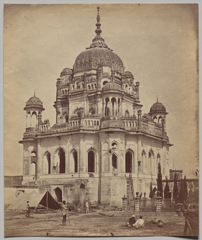 Das Grab von Saadat Ali im Kaiserbagh Palast von Felice A. Beato