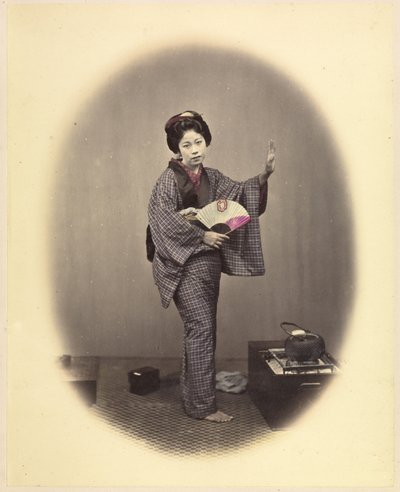 Tanzendes Mädchen 1868 Felice Beato von Felice Beato