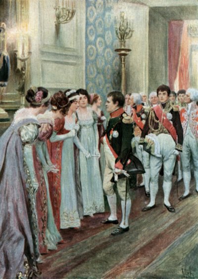 Ein Empfang in den Tuilerien von Felicien baron de Myrbach Rheinfeld