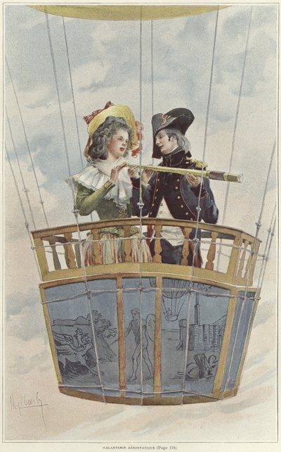 Luftfahrt-Galanterie von Felicien baron de Myrbach Rheinfeld
