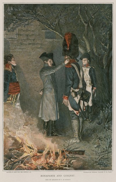 Bonaparte und Coignet von Felicien baron de Myrbach Rheinfeld