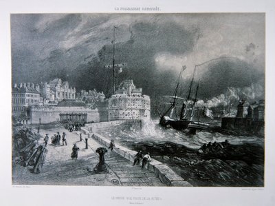 Der Pier von Le Havre, aus dem 1. Band von 