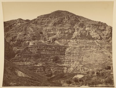 Berg der Quarantäne, Palästina von Félix Bonfils
