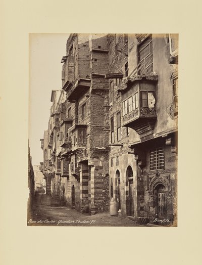 Rue du Caire - Quartier Toulon von Félix Bonfils