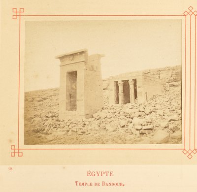 Tempel von Dandour von Félix Bonfils