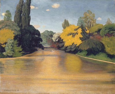 Bois de Boulogne, Las St. James, 1918 von Felix Edouard Vallotton