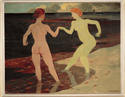Die Geliebte und die Dienerin von Felix Edouard Vallotton