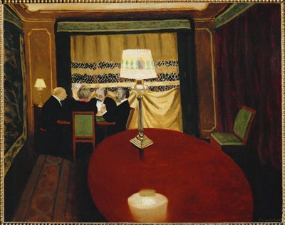 Das Poker von Felix Edouard Vallotton