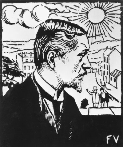 Selbstbildnis von Felix Edouard Vallotton