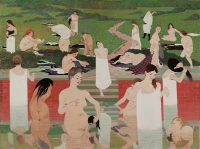 Das Bad: Sommerabend Le bain au soir d