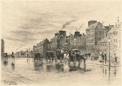 Ein Wintermorgen am Quai de l
