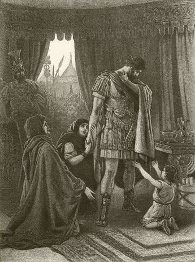 Coriolanus. Akt V, Szene III von Felix Octavius Carr Darley