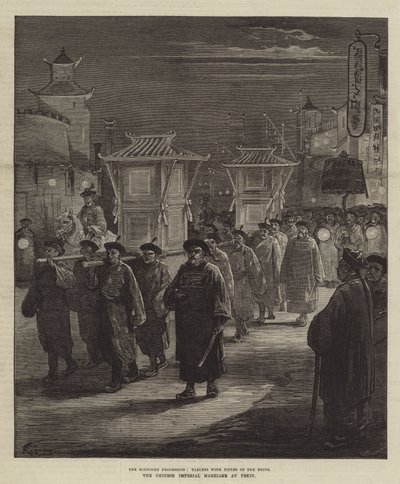 Die chinesische Kaiserhochzeit in Peking von Felix Regamey