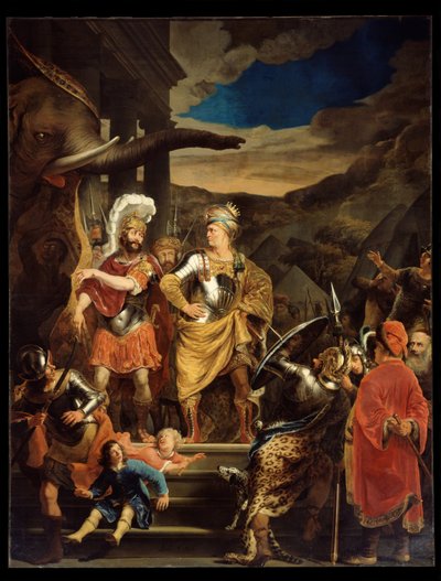 Fabricius und Pyrrhus von Ferdinand Bol