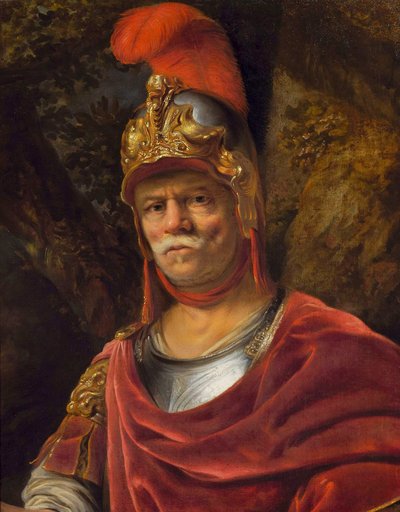 Mann mit goldenem Helm (Mars) von Ferdinand Bol