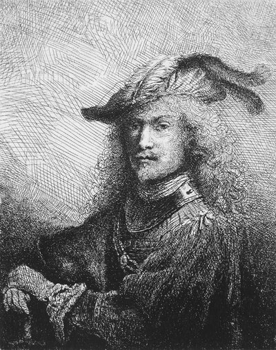 Selbstporträt, bekannt als der junge Krieger von Ferdinand Bol