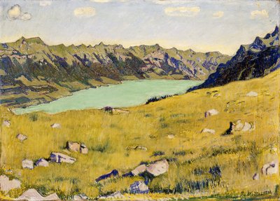 Der Brienzersee von Breitlauenen aus, 1906 von Ferdinand Hodler