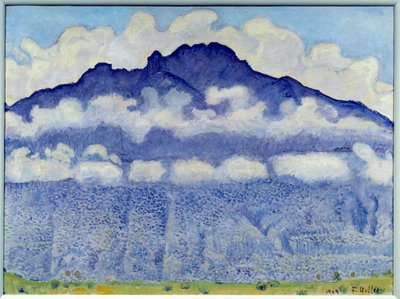 Schynige Platte (Berglandschaft im Oberland, Schweizer Alpen). Gemälde von Ferdinand Hodler (1833-1918) von Ferdinand Hodler