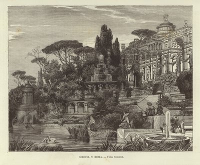 Griechenland und Rom - Römische Villa von Ferdinand Knab
