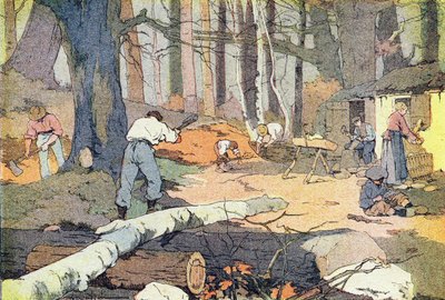 Der Holzschuhmacher, in Imagier de l