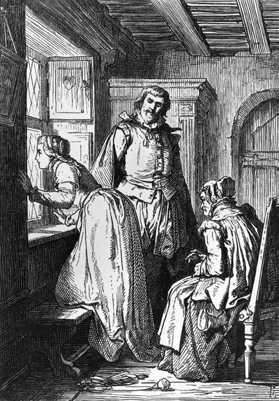 Klaerchen wartet auf Egmont, Illustration für Egmont von Ferdinand Rothbart