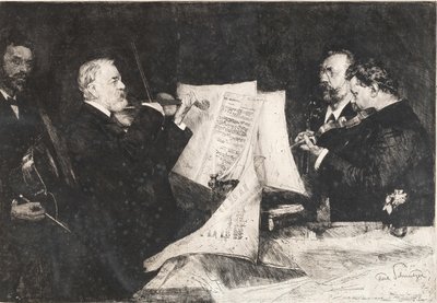 Das Joachim-Quartett von Ferdinand Schmutzer