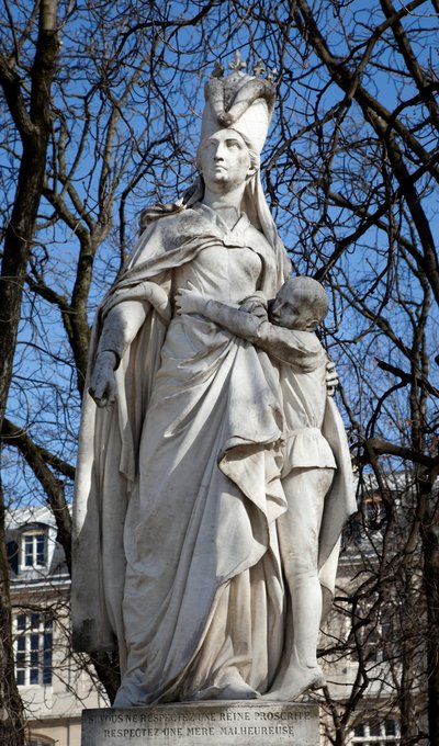Statue von Margarete von Anjou (Marmor) von Ferdinand Taulet
