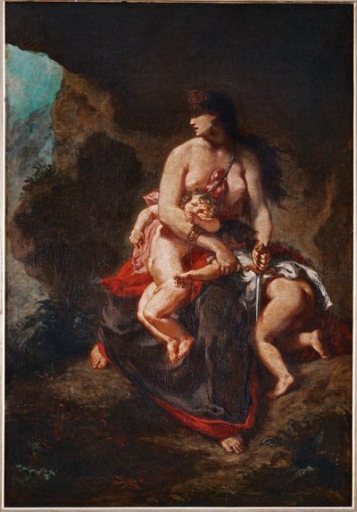 Zornige Medea von Ferdinand Victor Eugene Delacroix