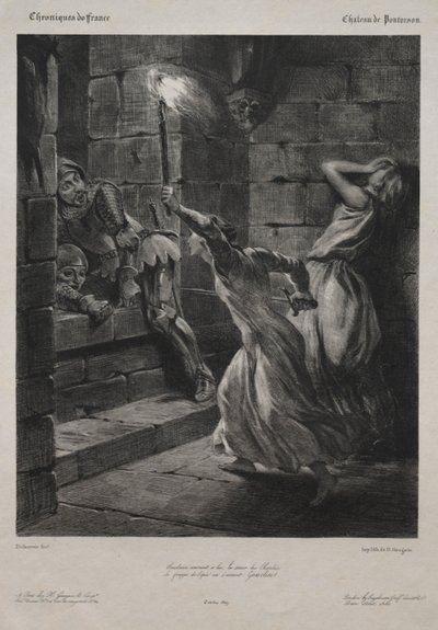 Die Schwester von Duguesclin, 1829 von Ferdinand Victor Eugene Delacroix