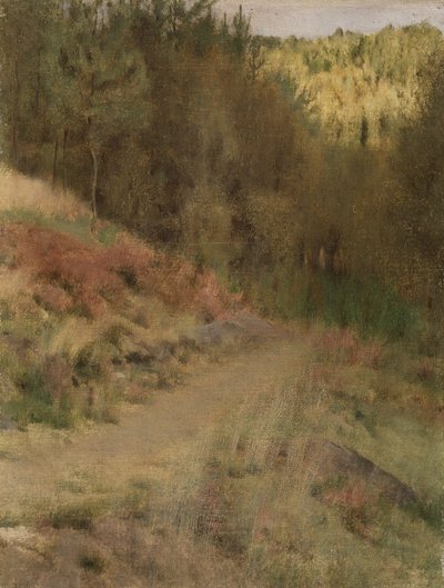 Landschaft in Fosset von Fernand Khnopff
