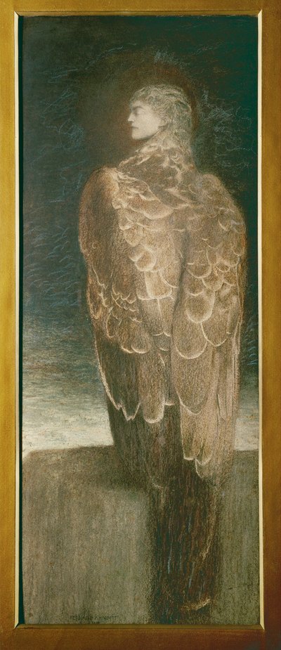 Schlafende Medusa von Fernand Khnopff