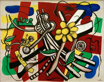 Gelbe Blume von Fernand Leger