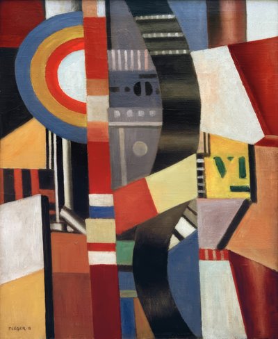 Komposition (Scheibe) von Fernand Leger